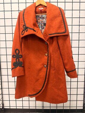 Joe Browns Burnt Orange Statement Coat